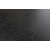 WOOOD Bruno eettafel rond MDF zwart doorsnee 120 cm